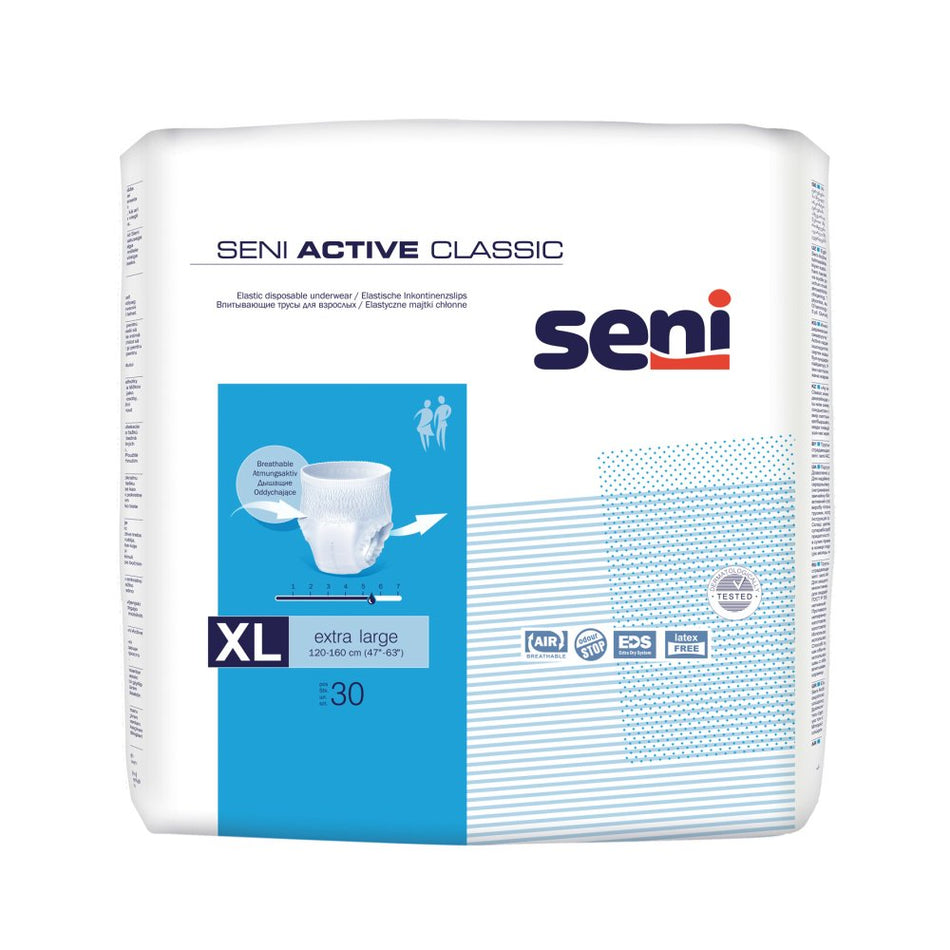 Seni Active Classic Windelhosen XL, 120 - 160 cm, 1550 ml