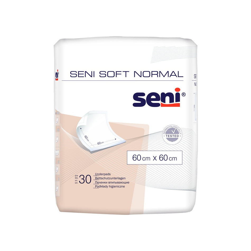 Seni Soft Normal 60 x 60 cm Bettschutzunterlagen Unisex 30er Pack