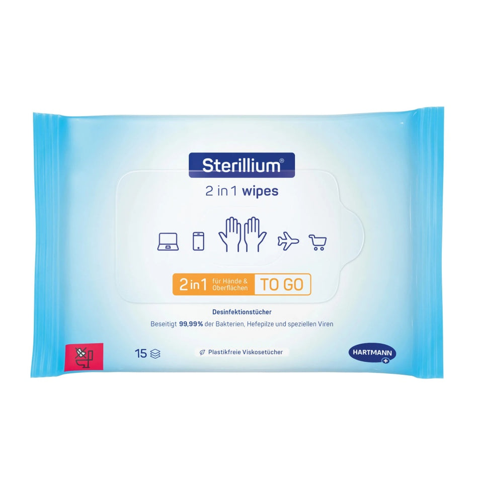 Sterillium 2 in 1 Wipes 