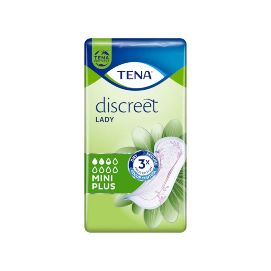 TENA Lady Discreet Mini Plus Inkontinenzeinlagen, 20 Stück