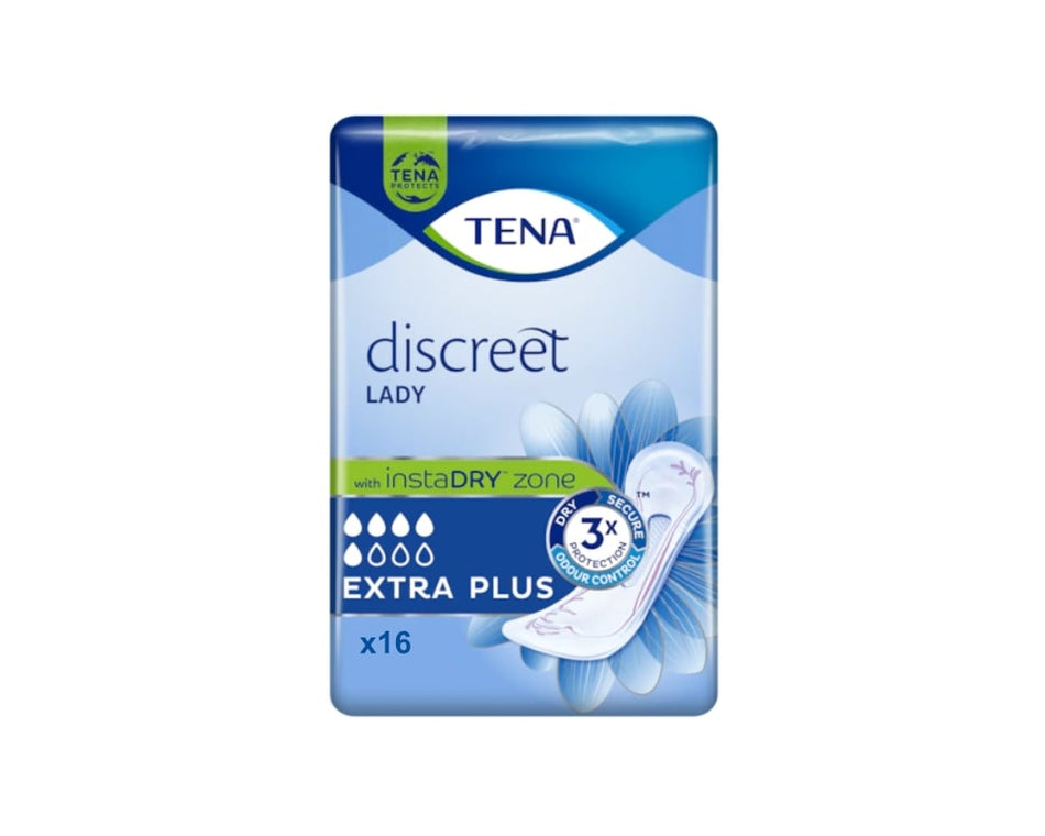 TENA Discreet Lady Extra Plus Inkontinenzeinlagen, 16 Stück