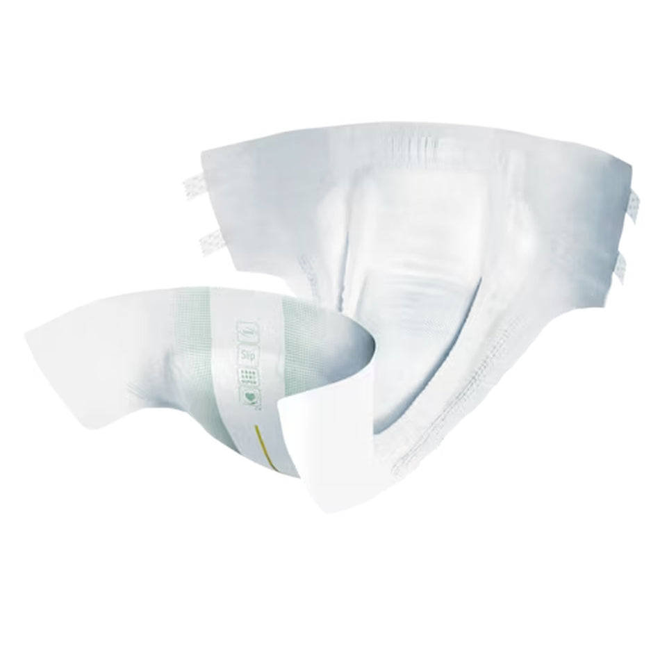 TENA ProSkin Slip Super ist ein Pflegeprodukt für Erwachsene, das auf dem Bild abgebildet ist. Es handelt sich um eine Packung mit Blauer und weißer Verpackung, die die Produkte in einer klaren und ansprechenden Grafik präsentiert. Die Vorderseite zeigt den Produktnamen in großen, gut lesbaren Buchstaben sowie Hinweise zur Absorption und Hautfreundlichkeit. Im Hintergrund sind sanfte Farben zu sehen, die eine freundliche und beruhigende Atmosphäre schaffen.