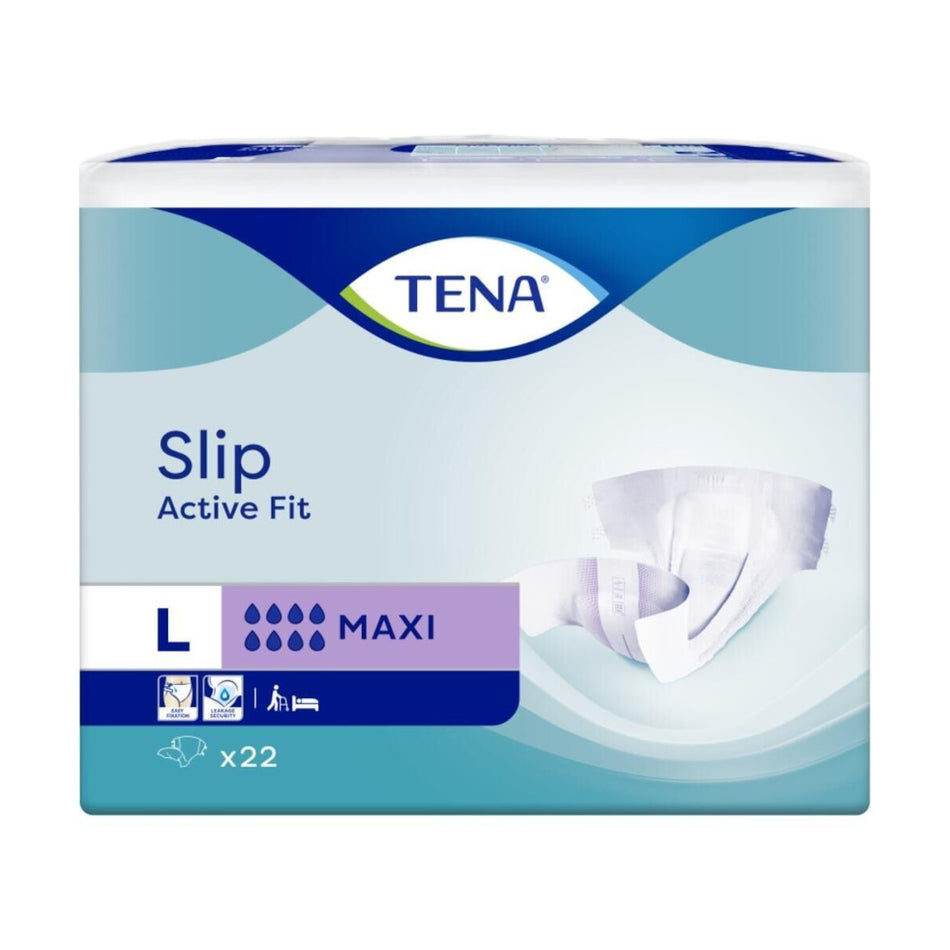 TENA Slip Active Fit Maxi L, All-in-One Inkontinenzwindeln, 22 Stück