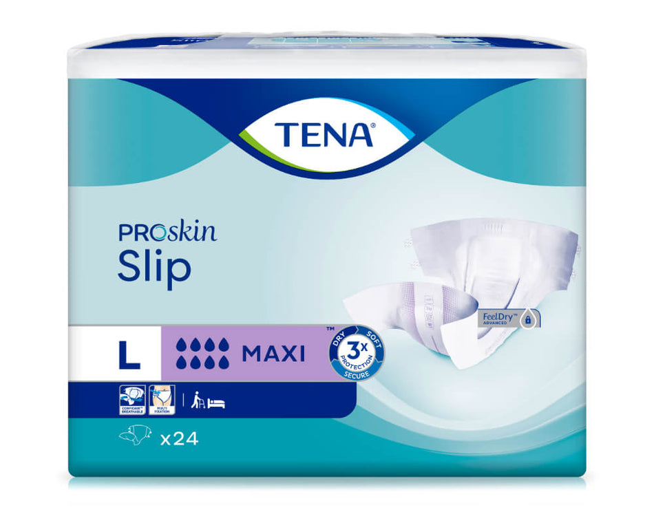 TENA Slip Maxi Gr. L All-in-One Inkontinenzprodukt, 24 Stück