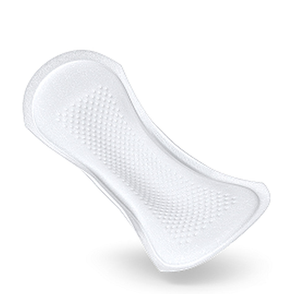 Abbildung eines Produkts: TENA Comfort Mini Plus, ein Inkontinenz-Pads für Frauen. Die Verpackung zeigt ein modernes, ansprechendes Design in sanften Farben. Auf der Vorderseite sind Produktbezeichnungen und wichtige Merkmale wie „Mini Plus“ deutlich sichtbar. Es sind Informationen zu Größe, Absorption und Anwendung abgebildet. Die Verpackung vermittelt Qualität und Sicherheit. Im Hintergrund ist ein schlichter, hellblauer Farbton zu sehen, der den Fokus auf das Produkt lenkt.