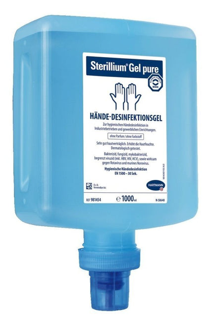 Bode Dosierspender CleanSafe touchless berührungslos + Sterillium Gel pure Überkopfflasche 1000 ml