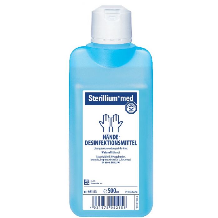 Bode Sterillium med Händedesinfektion 4 x 500 ml + Medi-Inn Dosierpumpe