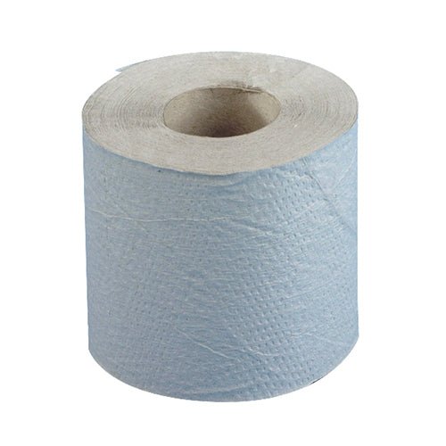 Fripa 48 Rollen Toilettenpapier, 1-lagiges Krepp Ø 11,5 cm · 12 cm x 10 cm natur "Basic" 400 Blatt