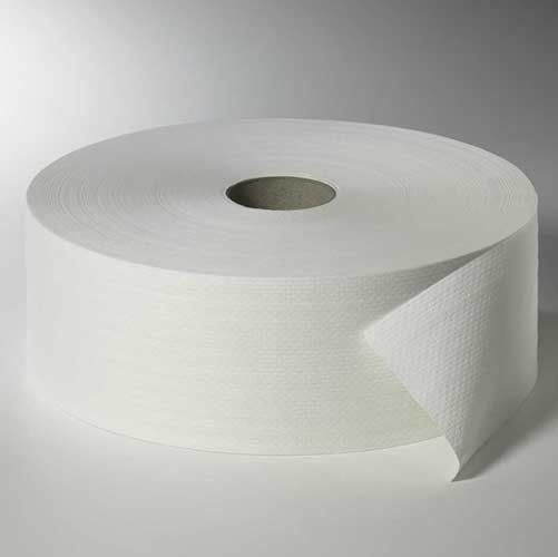Fripa 6 Rollen Toilettenpapier, 2-lagiges Tissue Ø 26,5 cm · 420 m x 10 cm weiß "Maxi Rollen" Großrolle