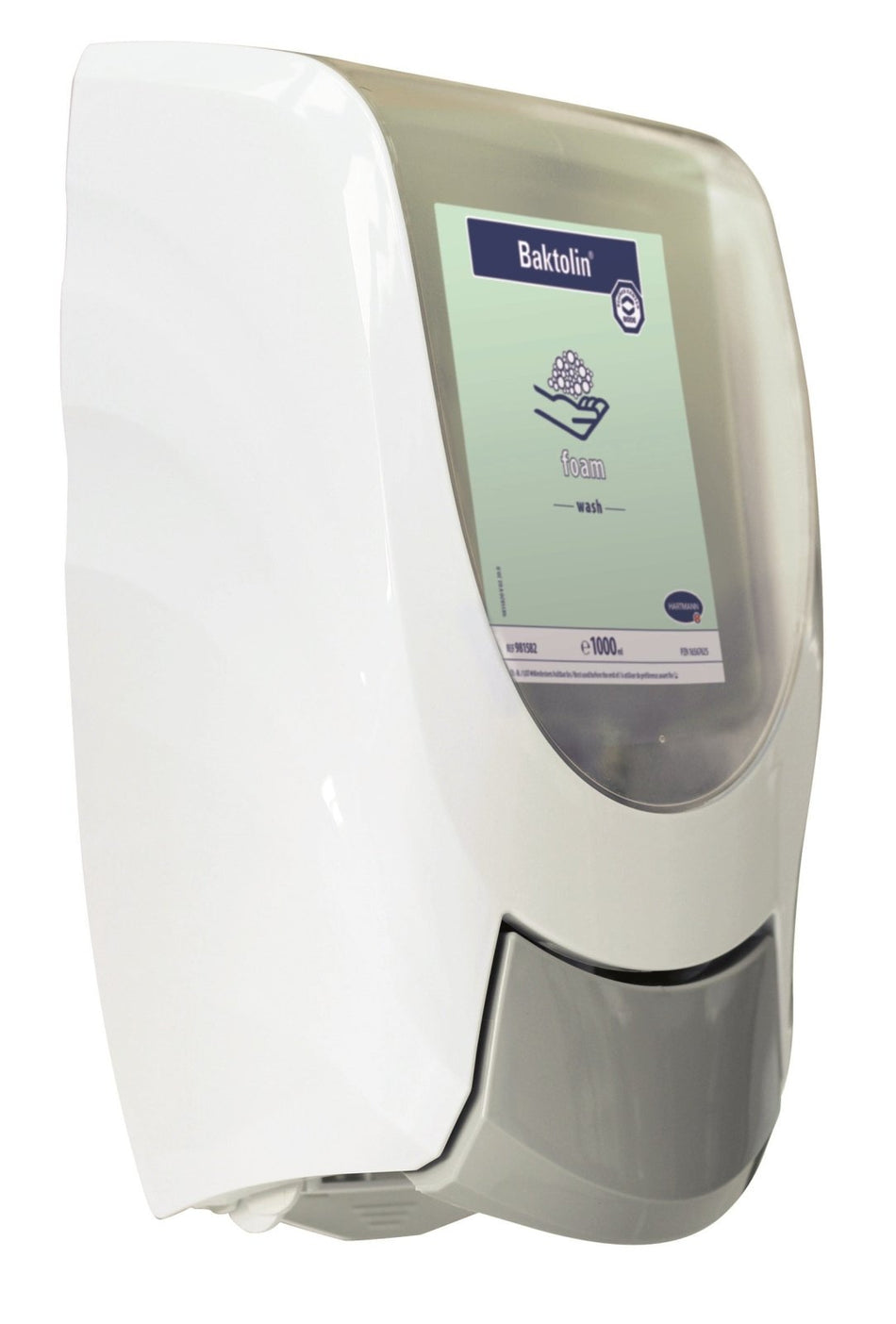 Hartmann CleanSafe basic Dosierspender für Überkopfflaschen + Baktolin foam wash Überkopfflasche 1000 ml
