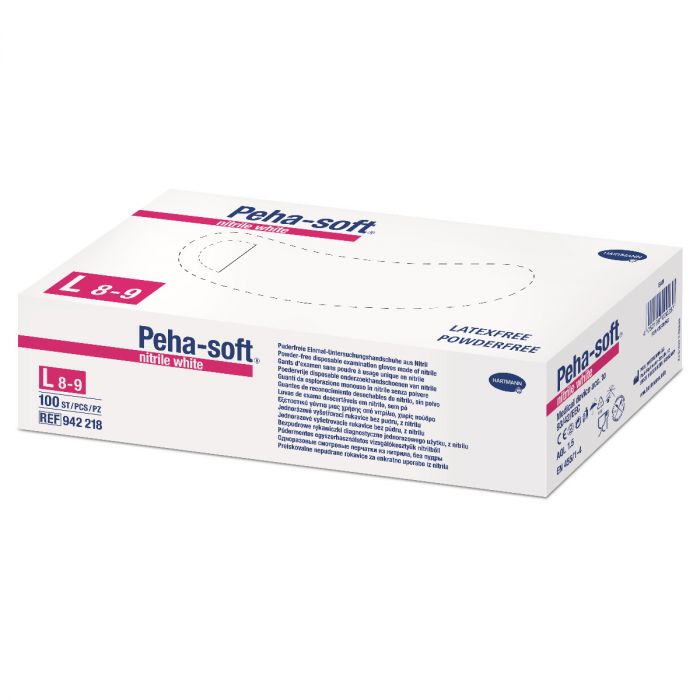Hartmann Peha-soft nitrile white Einmalhandschuhe puderfrei 100 Stück
