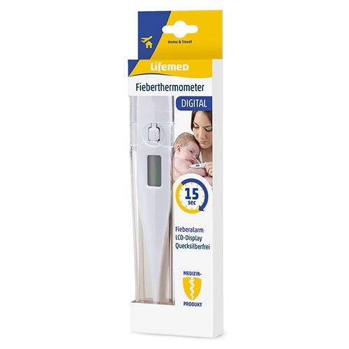 Lifemed Fieber-Thermometer-Mischdisplay