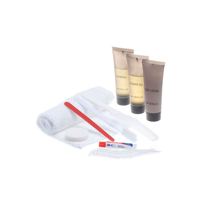 Lifemed Kosmetik-Reiseset mit 10 Pflegeartikeln