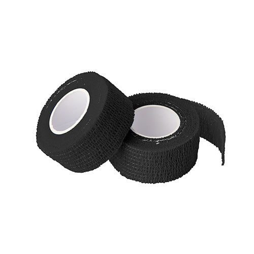 Lifemed Pflasterverbände selbsthaftend 5 m x 2,5 cm schwarz 9er Pack