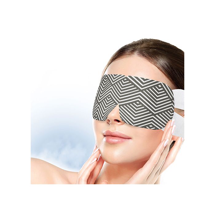 Lifemed Wärmende Augenmaske schwarz/weiß