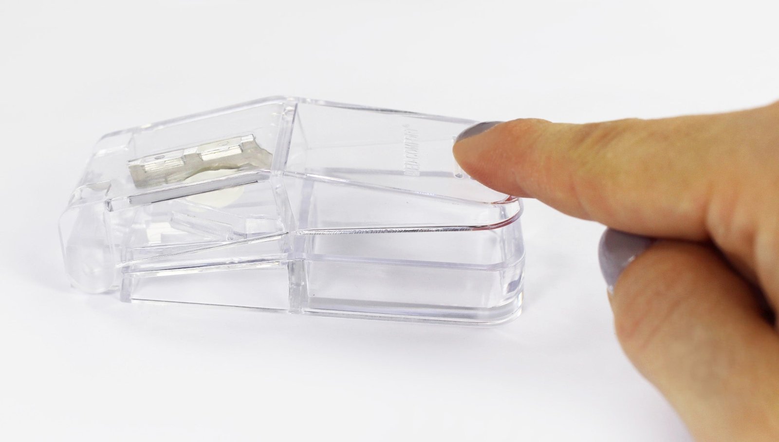 Med-Comfort Tablettenteiler 8,5 cm x 3,5 cm x 2,5 cm transparent