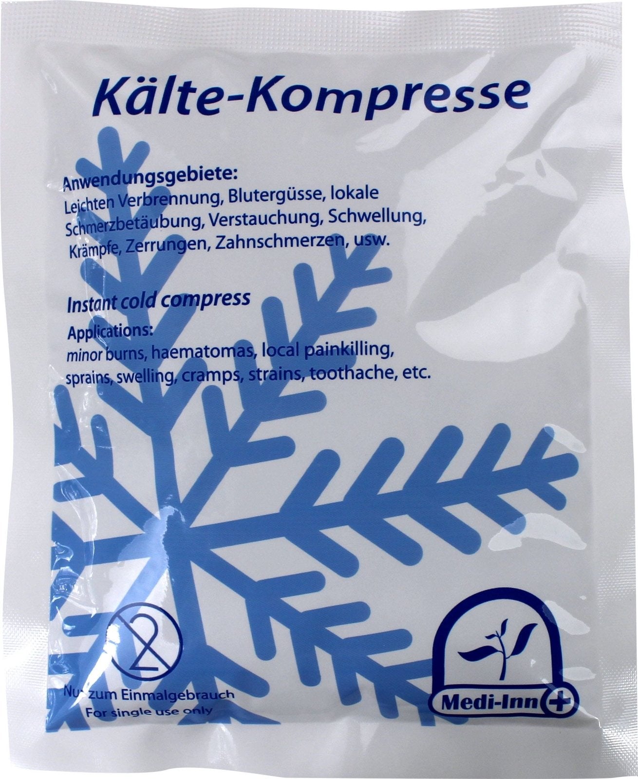 Medi-Inn Einmal Kälte-Sofort-Kompresse 72 Stück (12,7 cm x 15,2 cm)