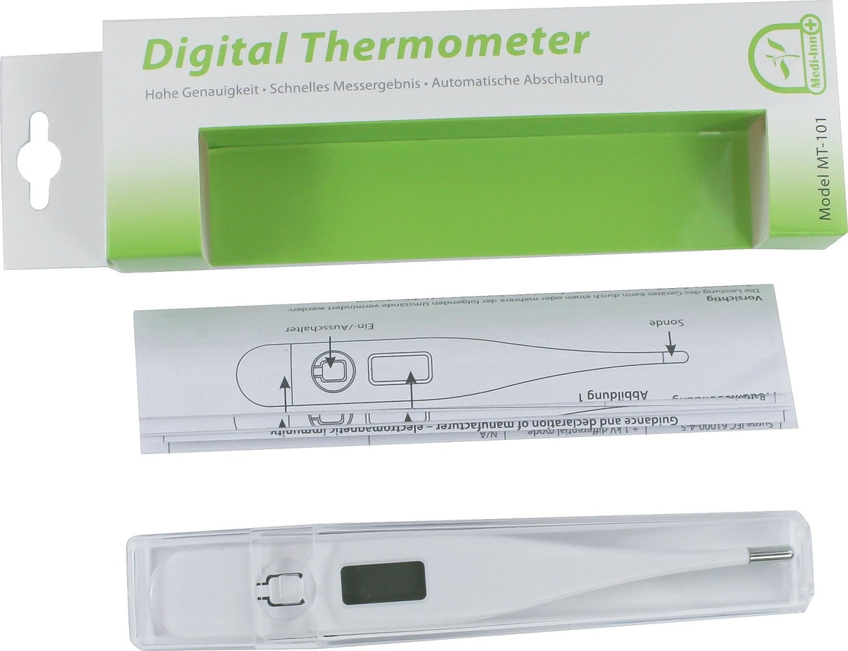 Medi-Inn Fieberthermometer Fiebermesser digital starre Spitze MT-101