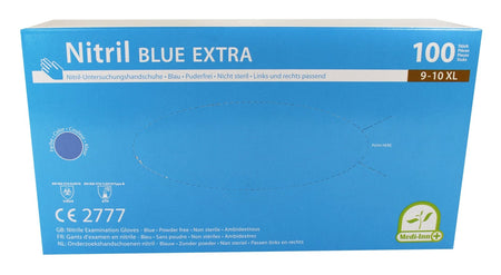 Medi-Inn Nitril blue extra Einmalhandschuhe puderfrei