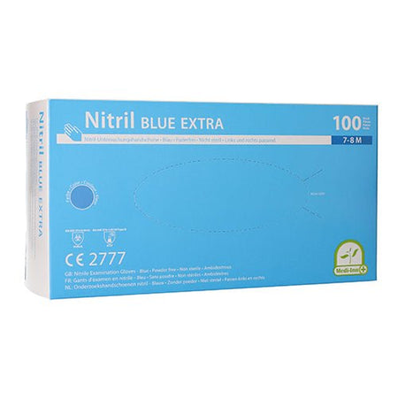 Medi-Inn Nitril blue extra Einmalhandschuhe puderfrei