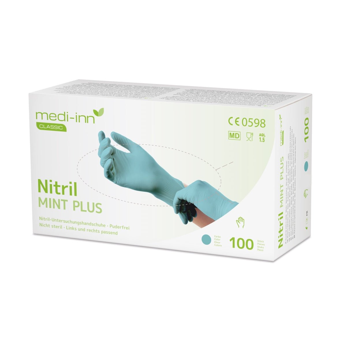 Medi-Inn Nitrilhandschuhe Nitril White - Gr. S - 2000 Einmalhandschuhe Medi-Inn Nitrilhandschuhe Nitril White - Gr. S - 2000 Einmalhandschuhe