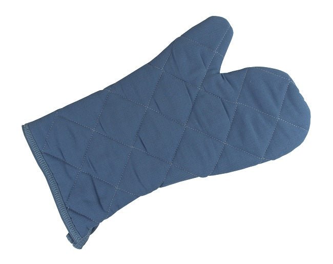 Medi-Inn Ofenhandschuh und Topflappen mit Aluminiumbeschichtung blau