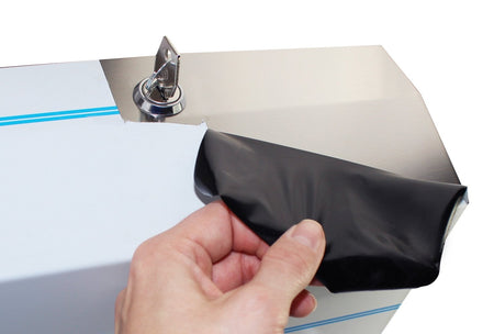 Medi-Inn Papierhandtuchspender aus Edelstahl 21 x 26,5 x 10 cm silber für 200 Blatt