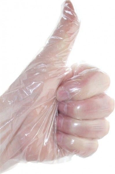 Medi-Inn PE-Handschuhe für Damen Gr. M transparent 27,5 cm x 22 cm