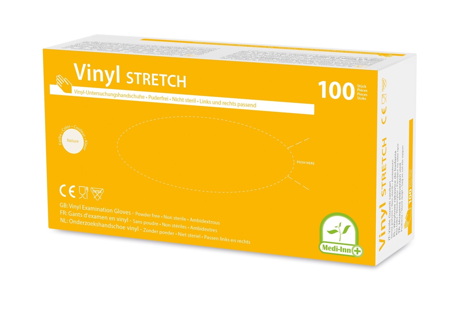 Medi-Inn Vinyl Stretch Einmalhandschuhe puderfrei