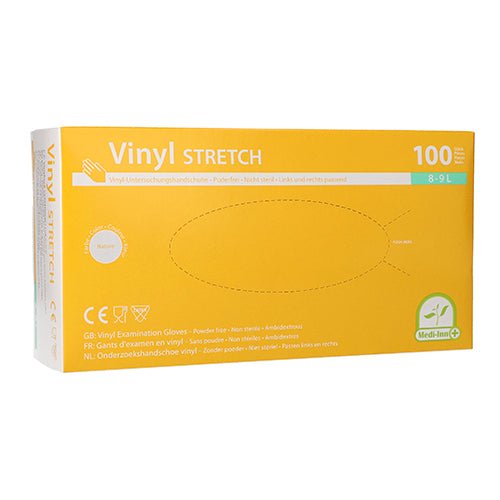 Medi-Inn Vinyl Stretch Einmalhandschuhe puderfrei