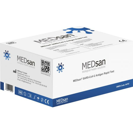 MEDsan® SARS-CoV-2 Antigen Rapid Test Corona Schnelltest (25 Stück) - Bitte Anfragen!
