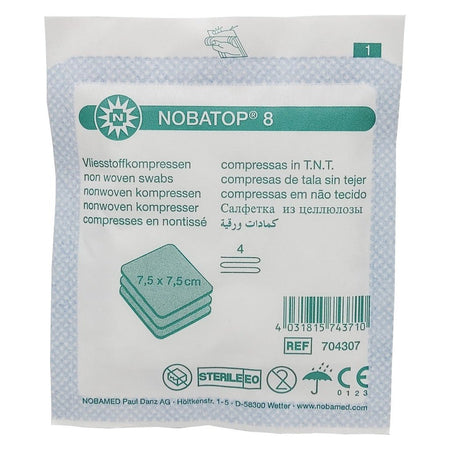 Noba Nobatop-steril 8 Vliesstoffkompressen à 3