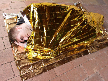 Noba Rettungsdecke für Kinder gold-silber 120 x 160 cm