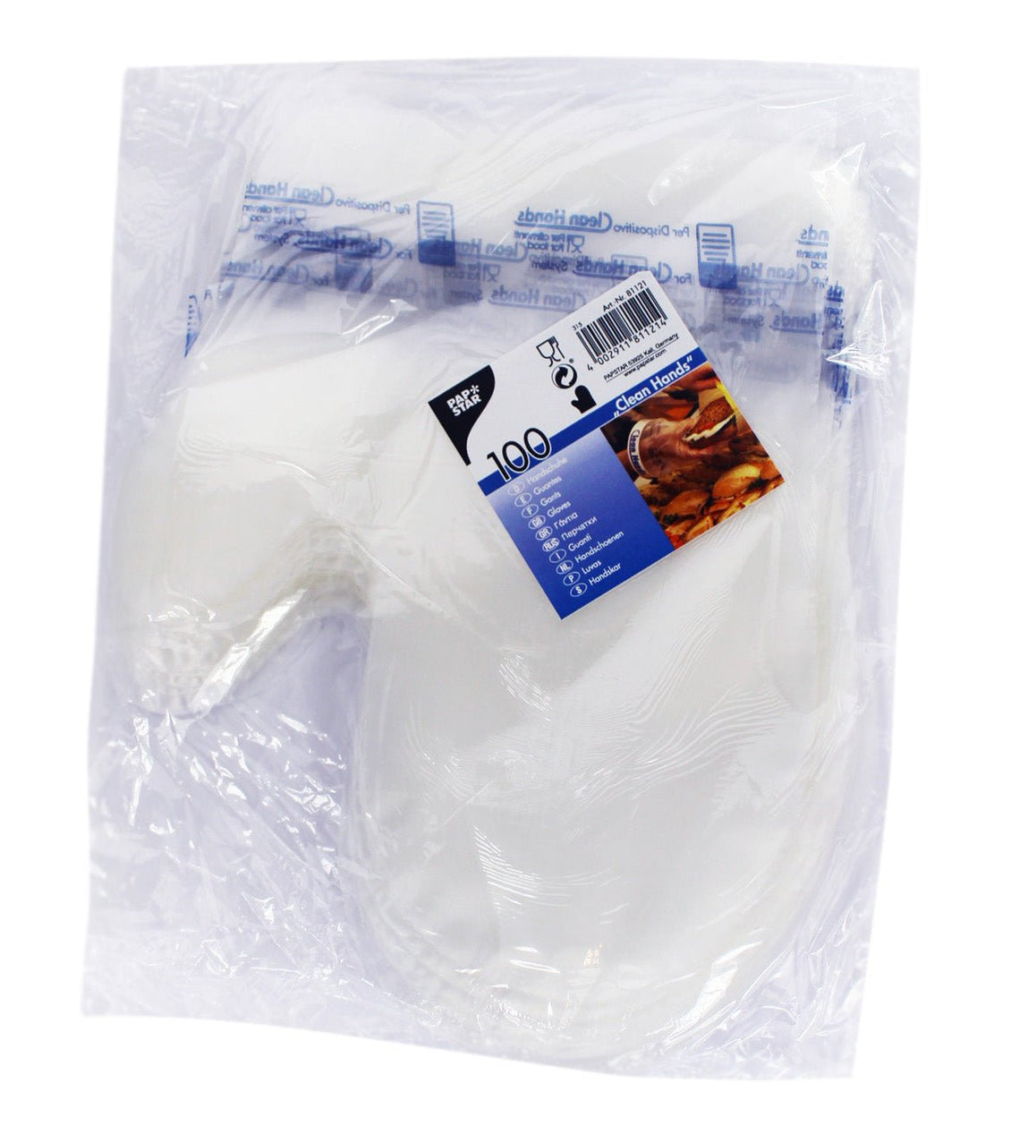 Fäustling Handschuhe Clean Hands transparent Papstar – Medi-Inn