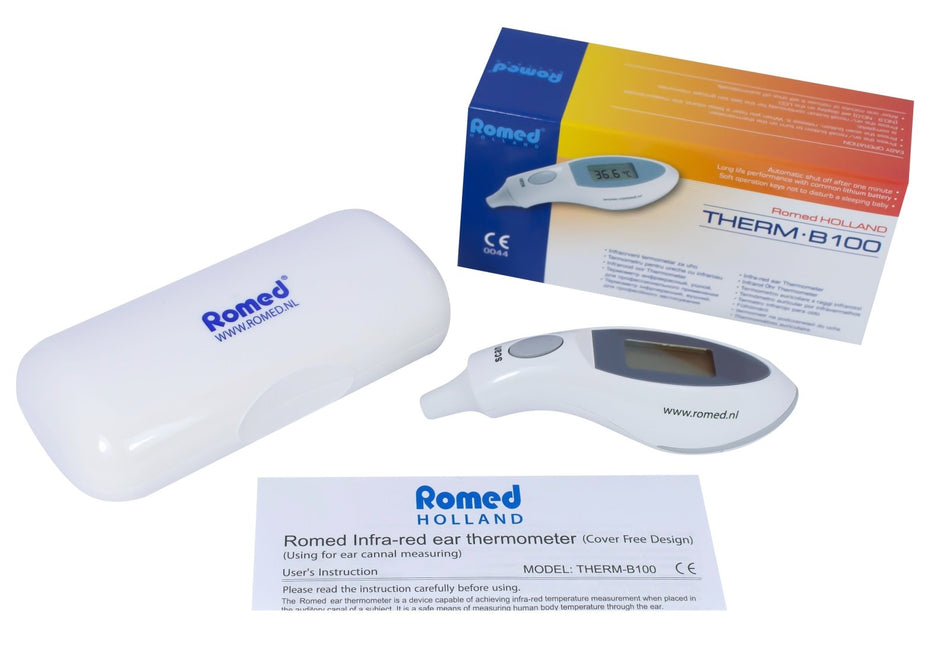 Romed Infrarot-Ohrthermometer Fieberthermometer digital
